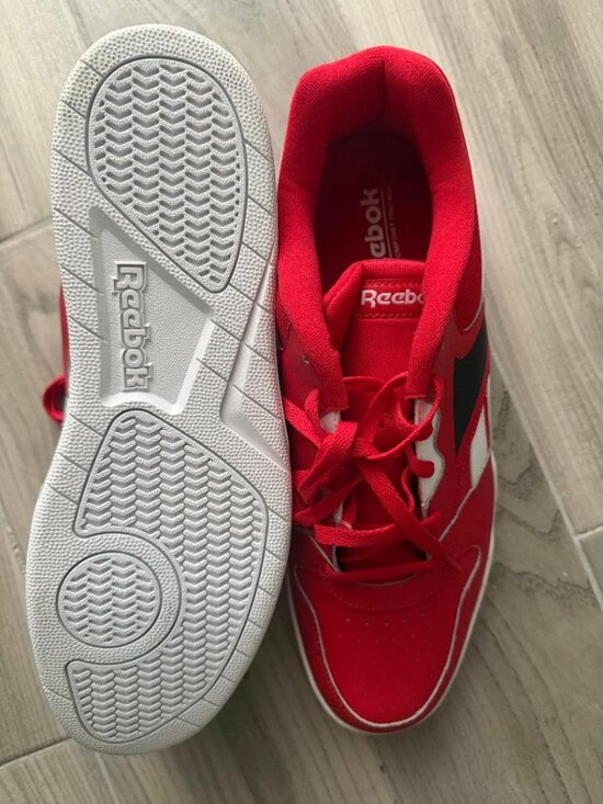 ?Reebok Royal BB4500 Low 2 \'Vector Red Black\'FV0279 GENUINE LEATHER SZ: 14 NEW